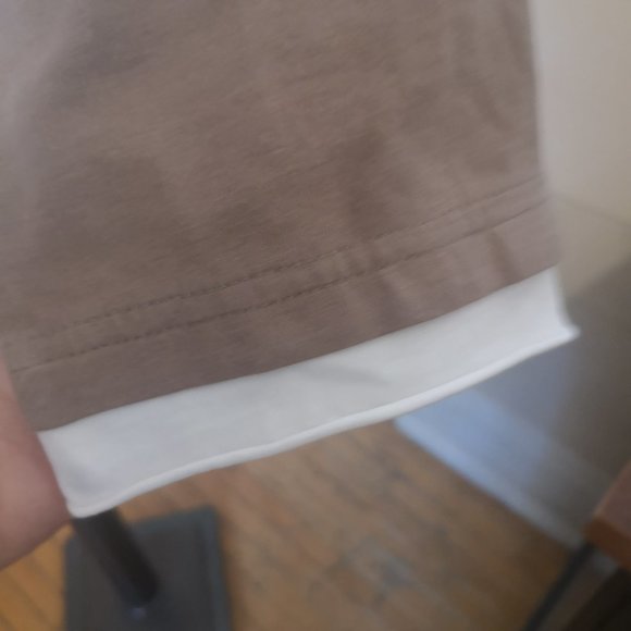 3/$20 Woolworth's 3/4 sleeve light brown top - Picture 4 of 5